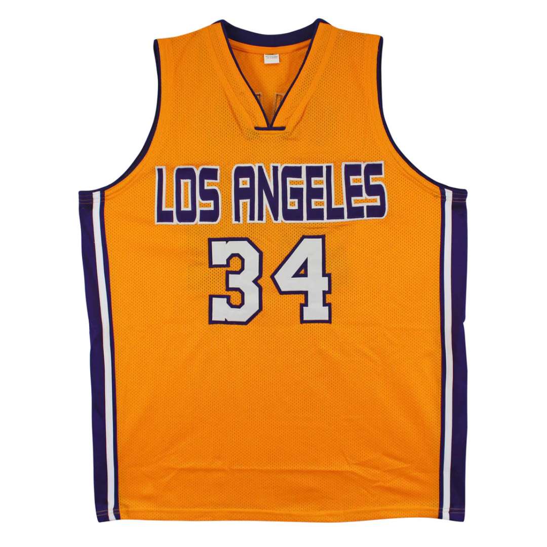 Shaquille O'Neal Signed Los Angeles Lakers Basketball Jersey with Beckett Witness